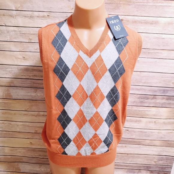 Izod Other - Izod v neck orange Sweater vest